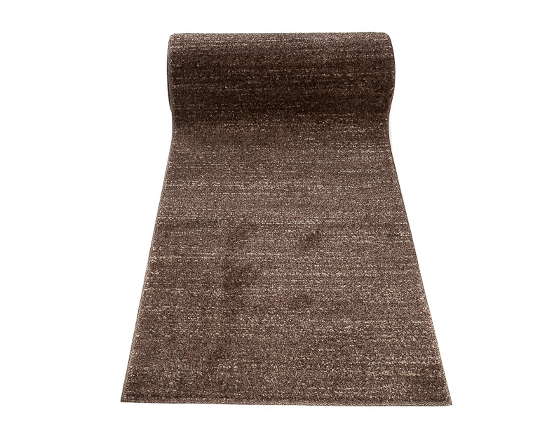 Tapis de couloir Sari Marron Foncé Mélange