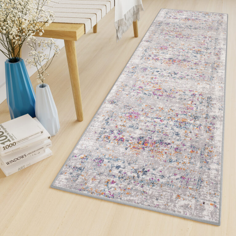 Tapis de couloir Lazur Gris Multicolore Vintage