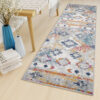 Tapis de couloir Lazur Gris Multicolore Boho