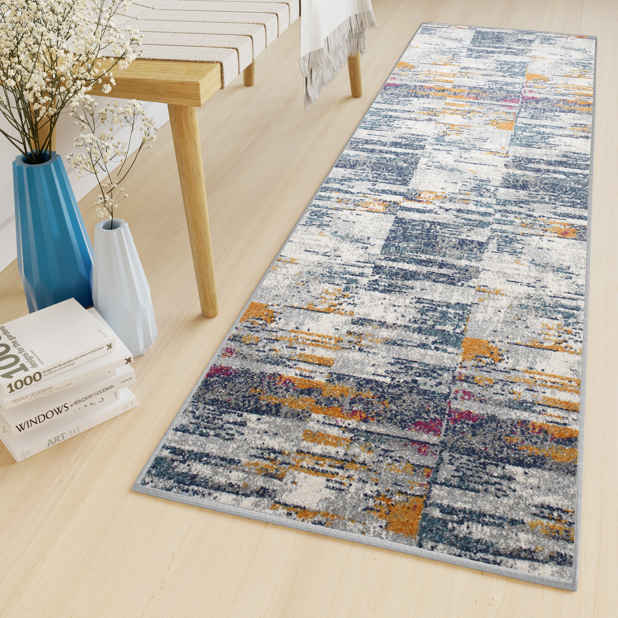 Tapis de couloir Lazur Multicolore Abstrait