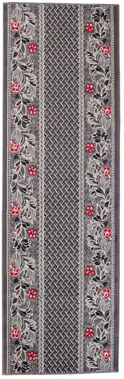 Tapis de couloir Dream Traditionnel Gris Motif Floral