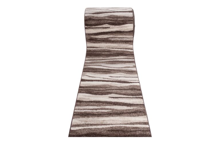 Tapis de couloir Sari Marron Rayures