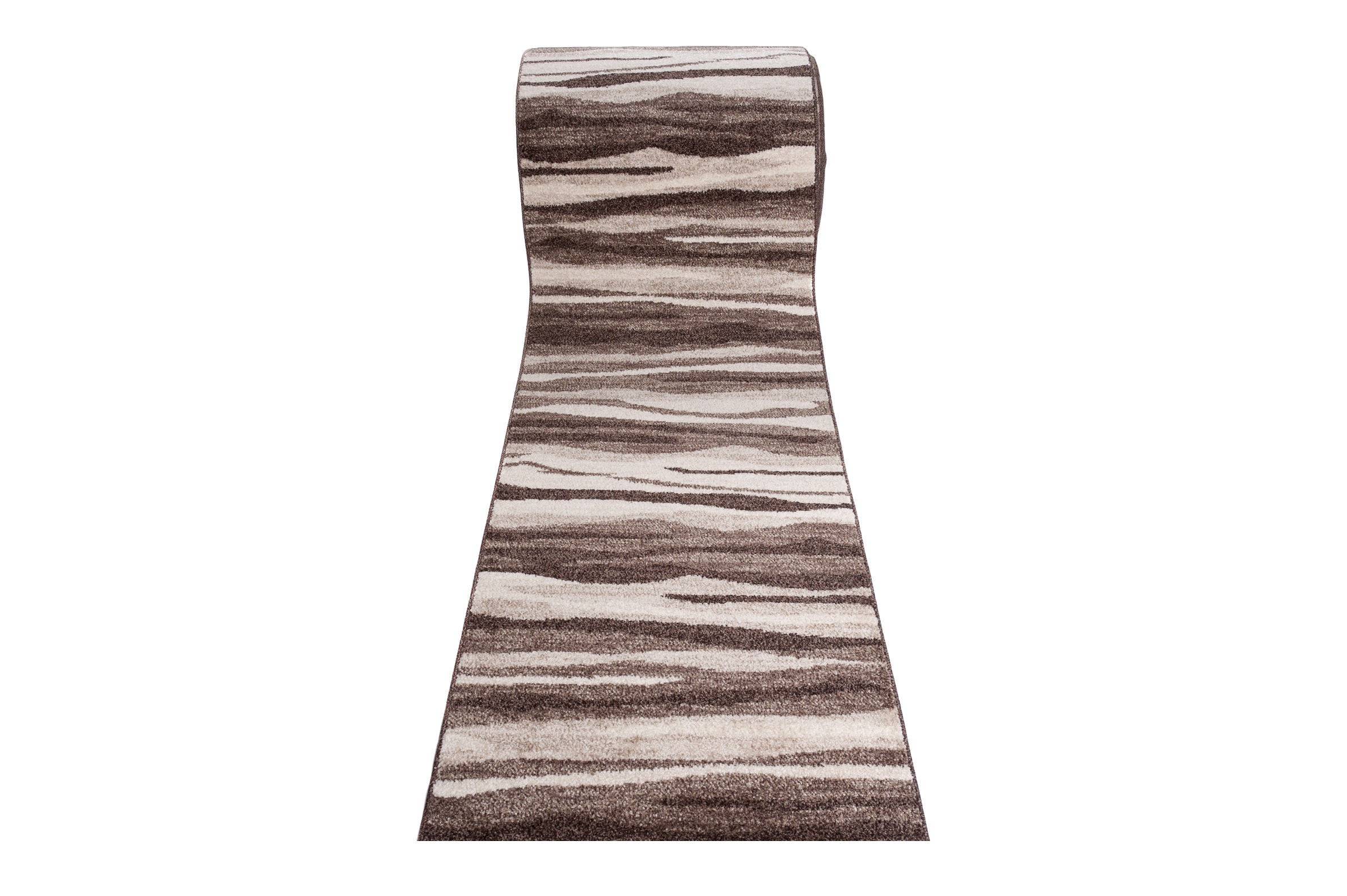 Tapis de couloir Sari Marron Rayures