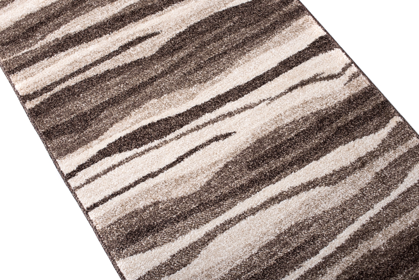 Tapis de couloir Sari Marron Rayures