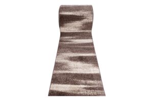 Tapis de couloir Sari Marron Abstrait