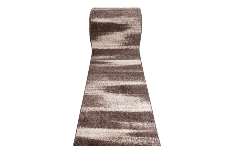Tapis de couloir Sari Marron Abstrait