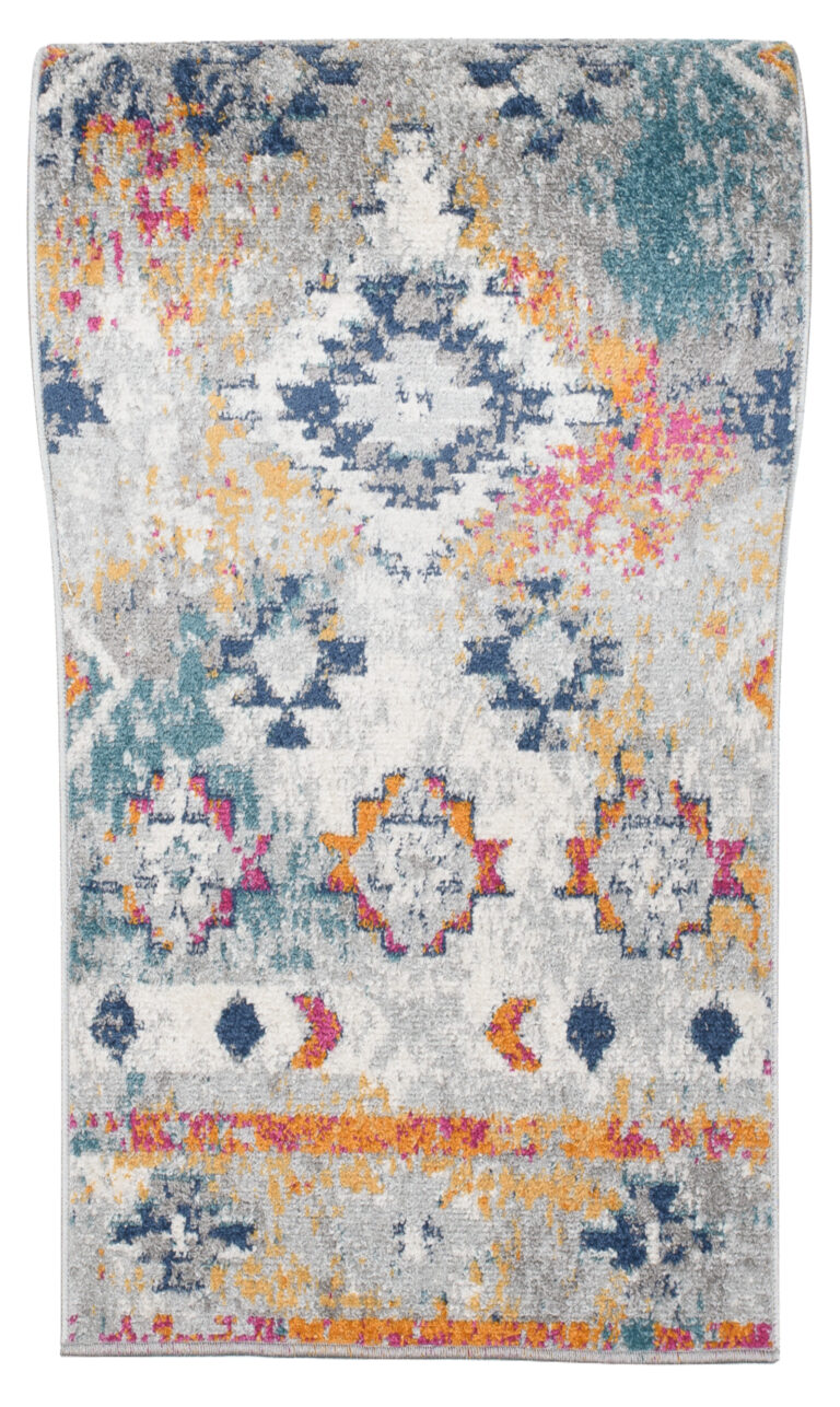 Tapis de couloir Lazur Gris Multicolore Boho
