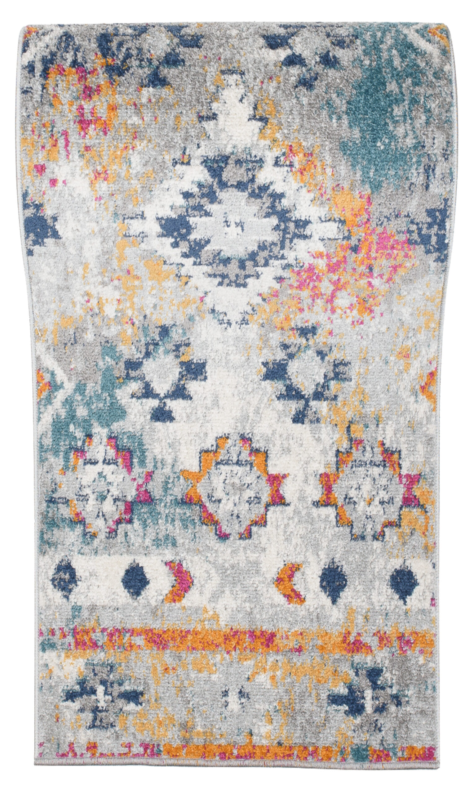 Tapis de couloir Lazur Gris Multicolore Boho