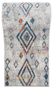 Tapis de couloir Lazur Gris Géométrique