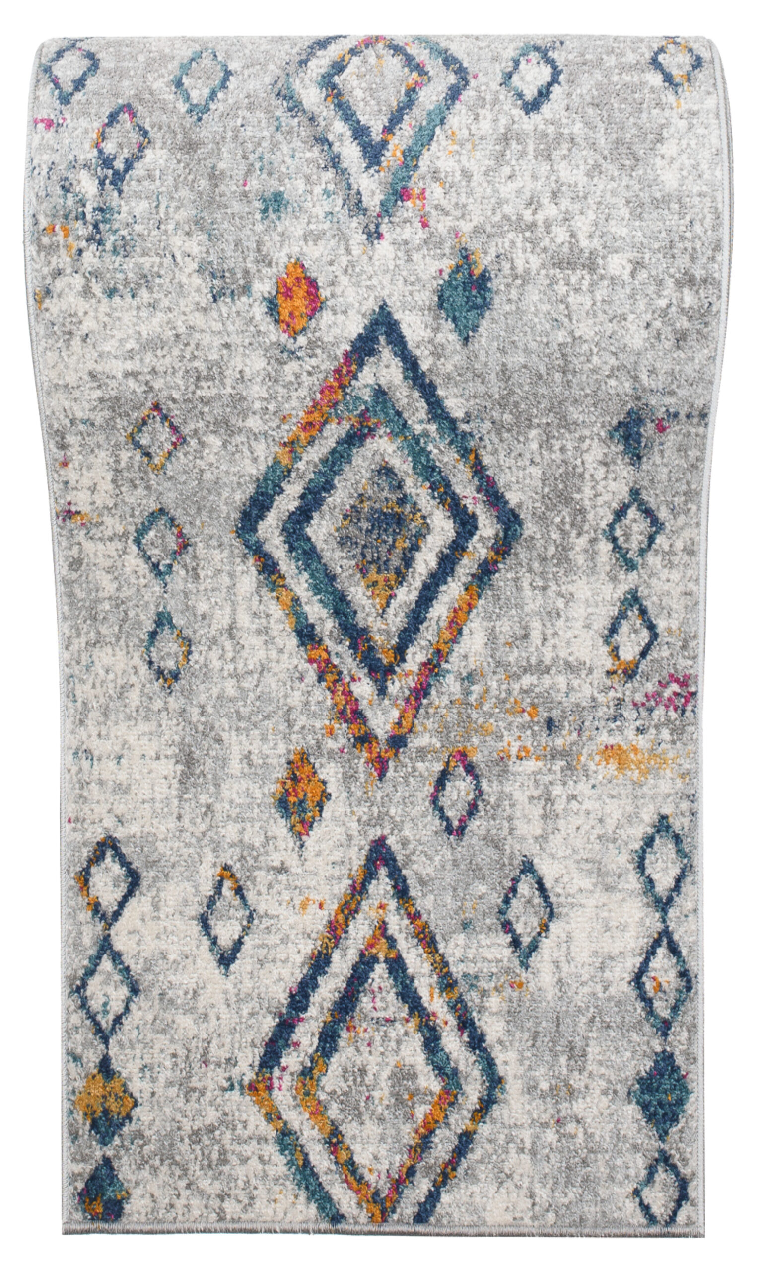 Tapis de couloir Lazur Gris Géométrique