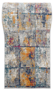 Tapis de couloir Lazur Multicolore Carrés