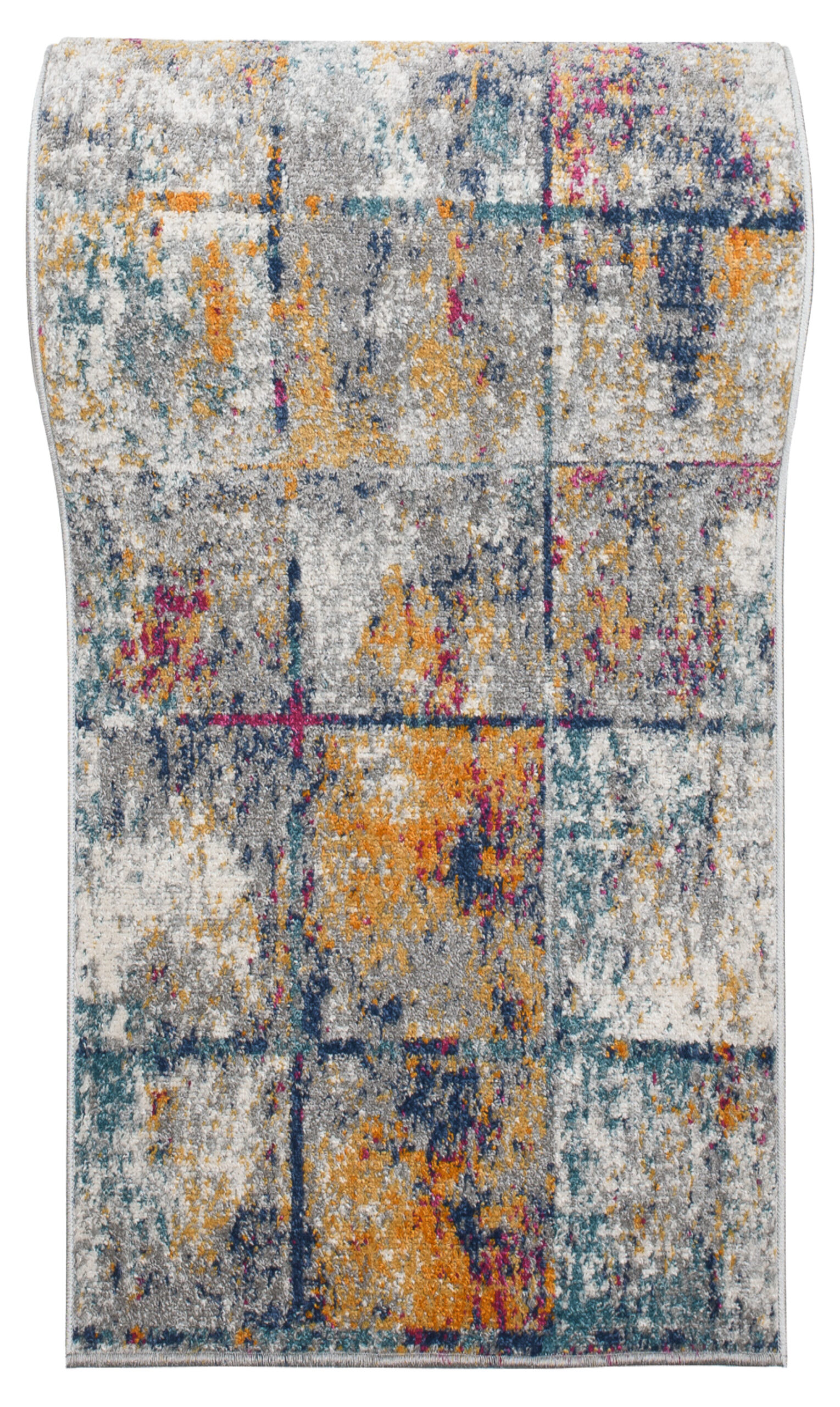 Tapis de couloir Lazur Multicolore Carrés