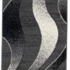 Tapis de couloir Dream Gris Foncé Ondes