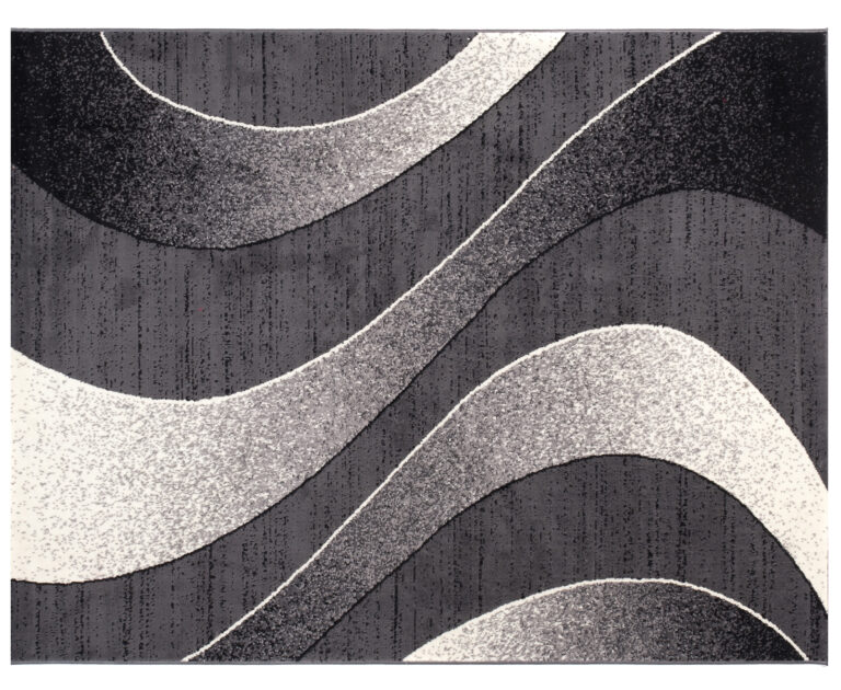 Tapis de couloir Dream Gris Foncé Ondes