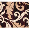 Tapis de couloir Dream Bordeaux Crème Ornements Feuilles