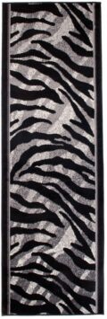 Tapis de couloir Dream Gris Noir Imprimé Animalier