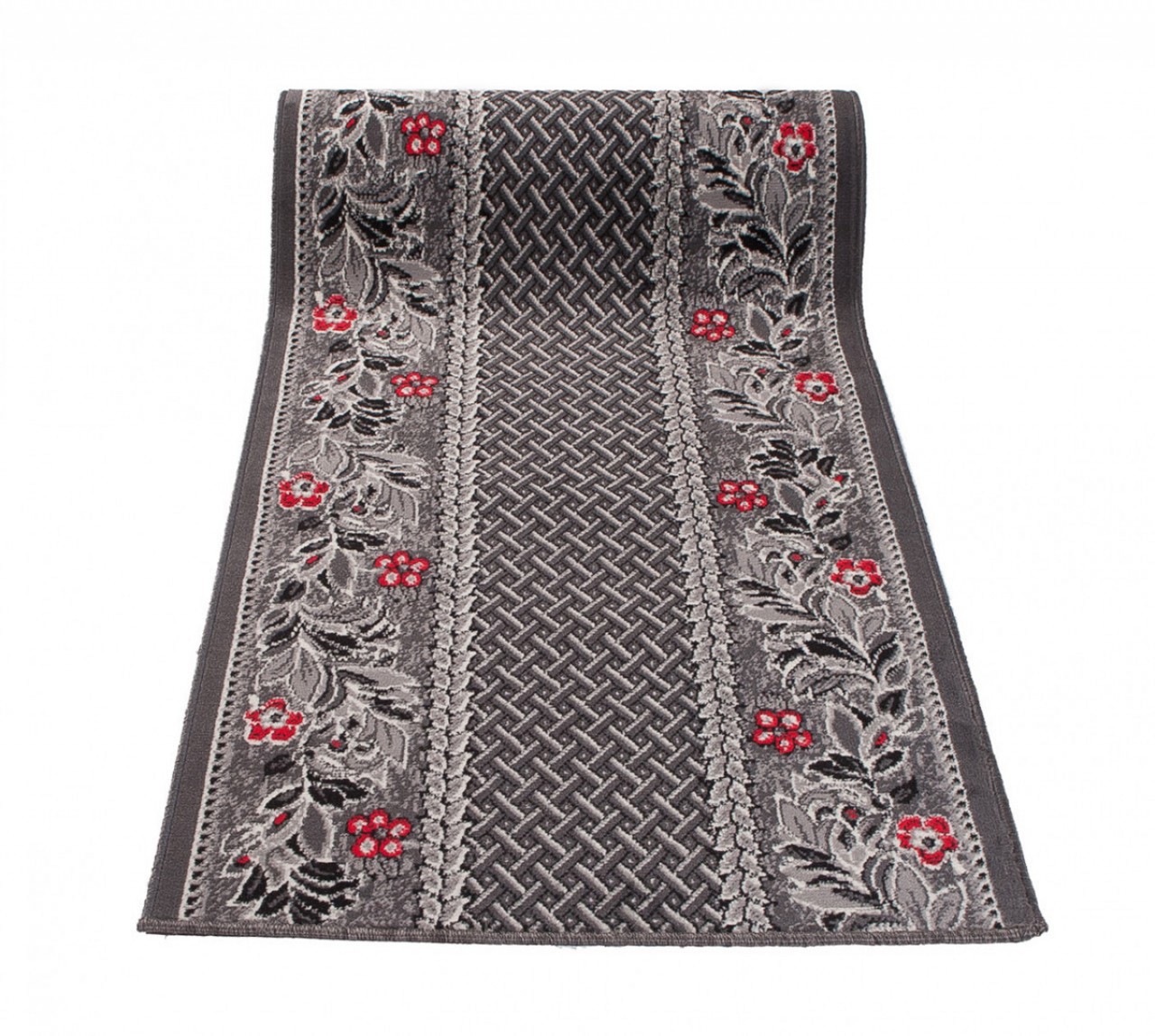 Tapis de couloir Dream Traditionnel Gris Motif Floral