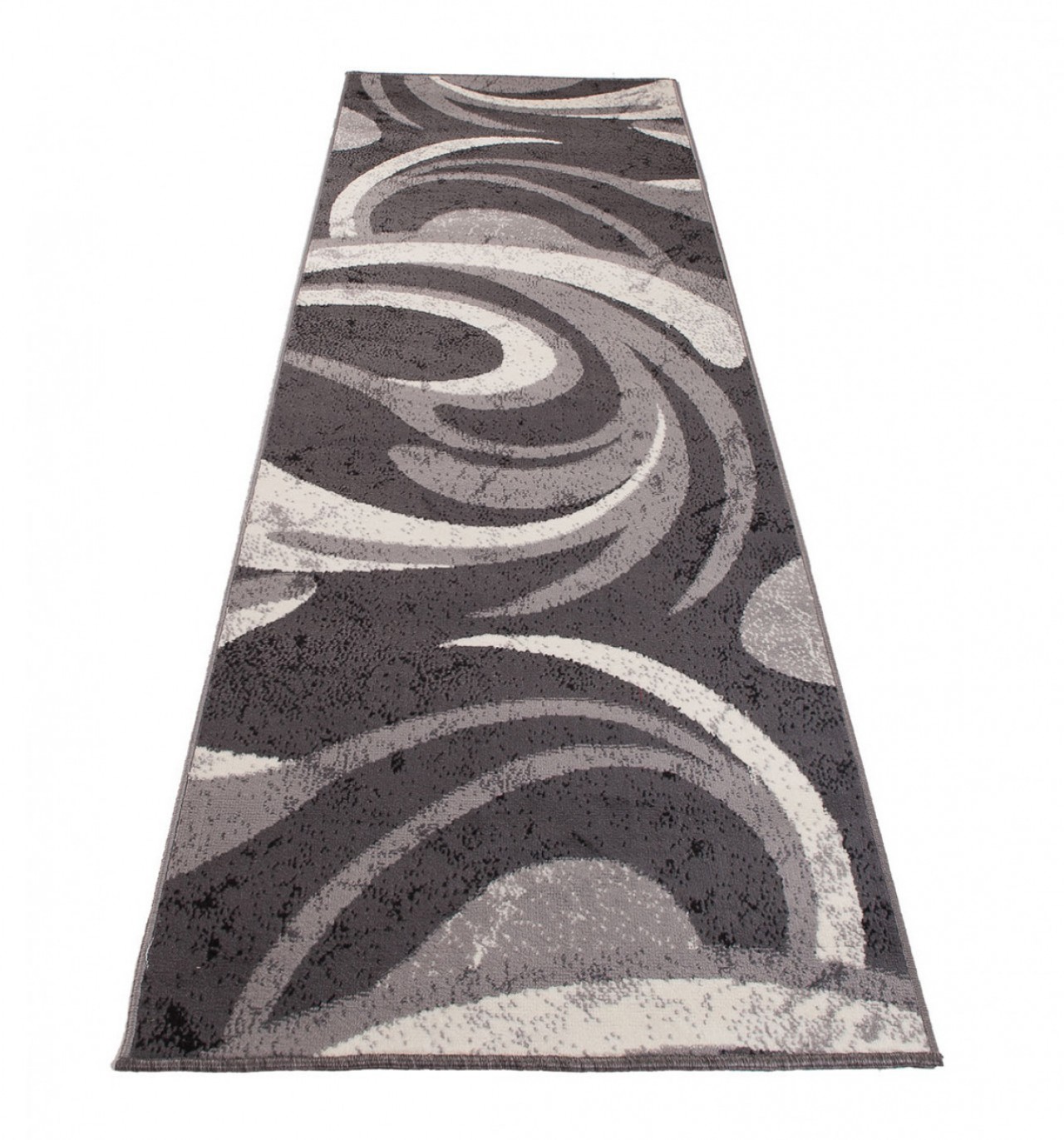 Tapis de couloir Dream Abstrait Gris Ondes Fines