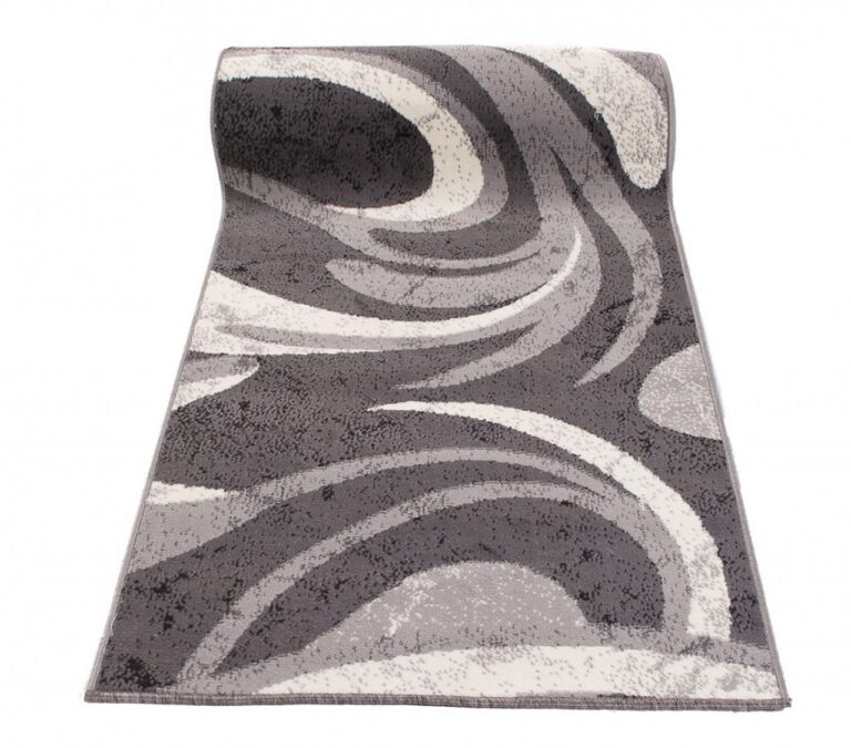 Tapis de couloir Dream Abstrait Gris Ondes Fines