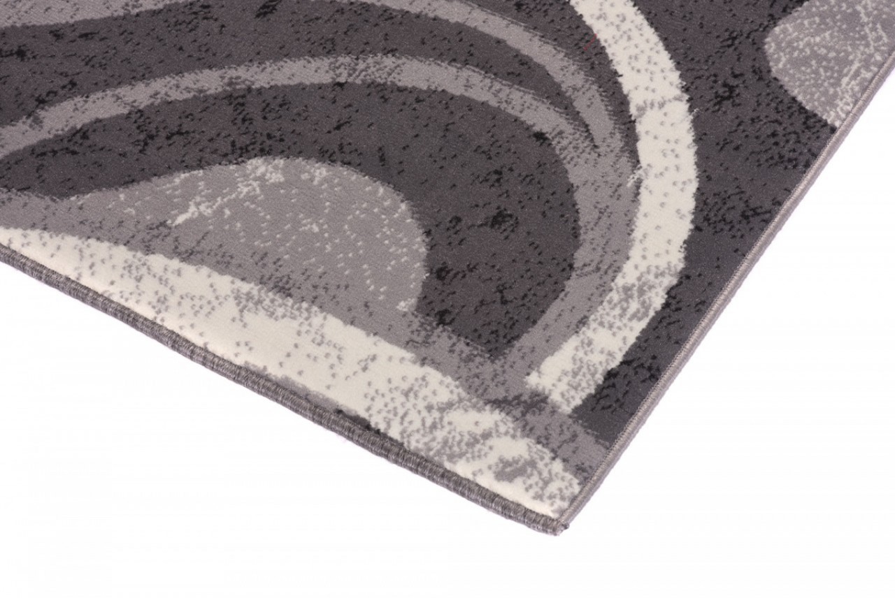 Tapis de couloir Dream Abstrait Gris Ondes Fines