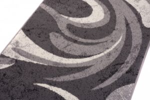 Tapis de couloir Dream Abstrait Gris Ondes Fines