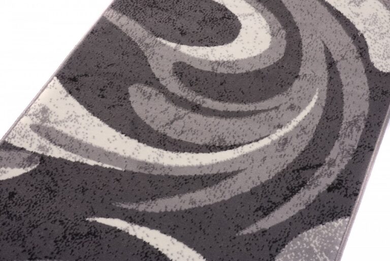 Tapis de couloir Dream Abstrait Gris Ondes Fines