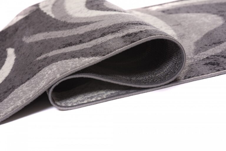 Tapis de couloir Dream Abstrait Gris Ondes Fines