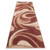 Tapis de couloir Dream Abstrait Marron Ondes Fines