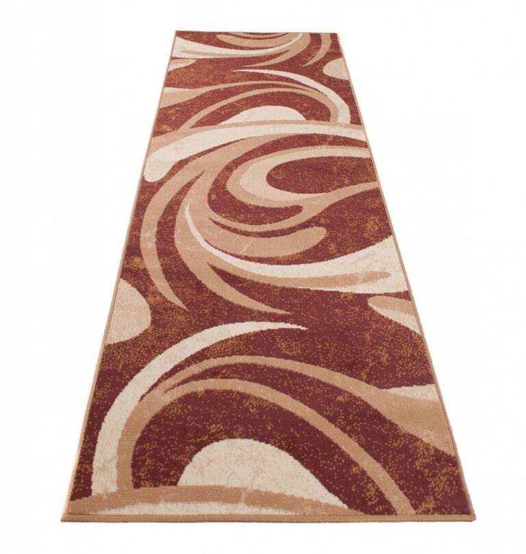 Tapis de couloir Dream Abstrait Marron Ondes Fines
