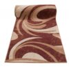 Tapis de couloir Dream Abstrait Marron Ondes Fines