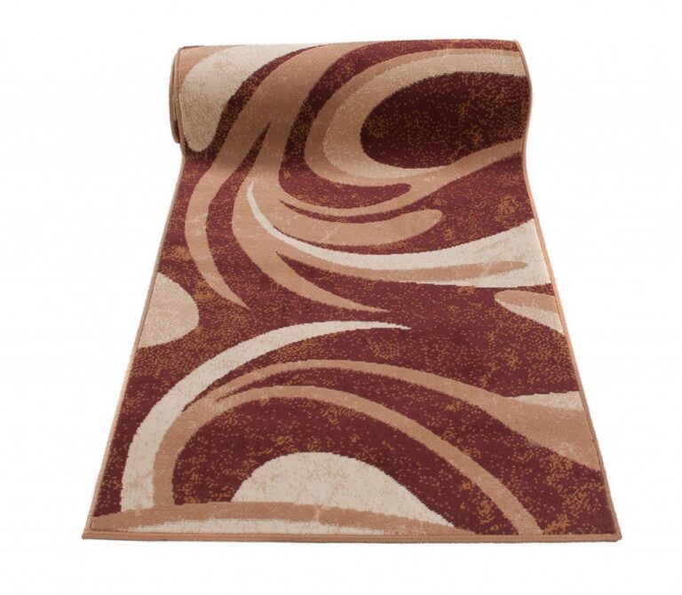 Tapis de couloir Dream Abstrait Marron Ondes Fines