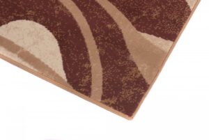 Tapis de couloir Dream Abstrait Marron Ondes Fines