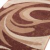 Tapis de couloir Dream Abstrait Marron Ondes Fines