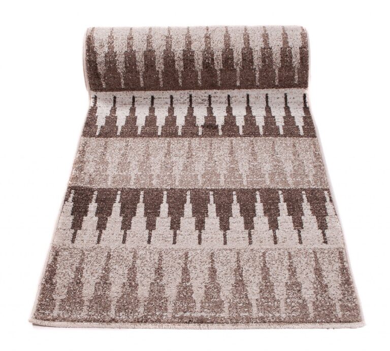 Tapis de couloir Sari Beige Géométrique