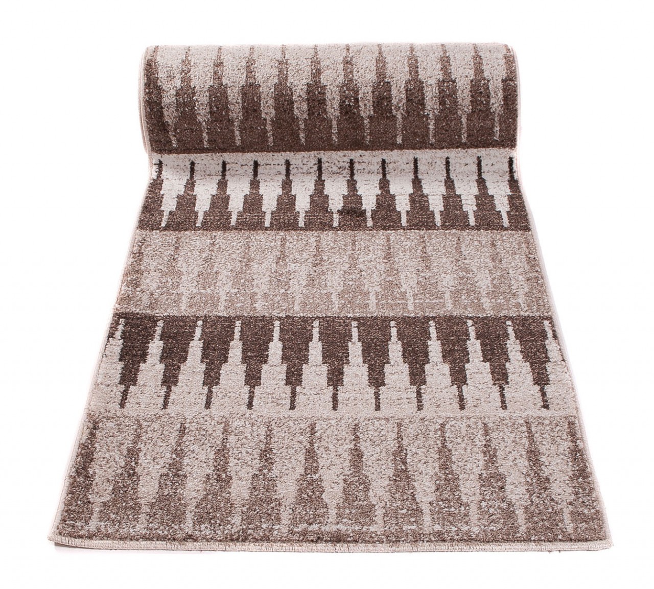 Tapis de couloir Sari Beige Géométrique