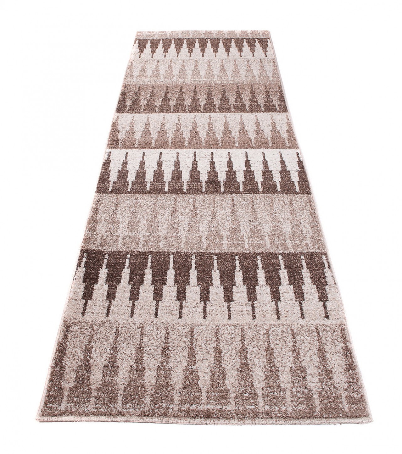 Tapis de couloir Sari Beige Géométrique