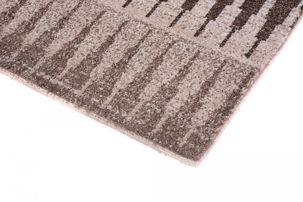 Tapis de couloir Sari Beige Géométrique