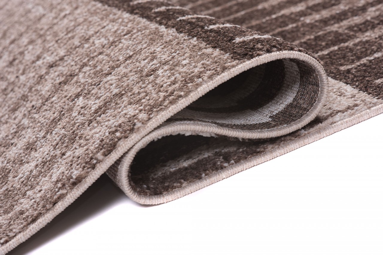 Tapis de couloir Sari Beige Géométrique