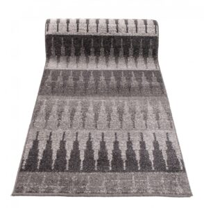 Tapis de couloir Sari Gris Géométrique