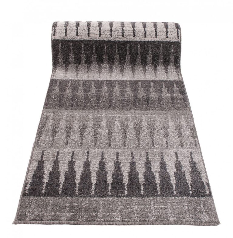 Tapis de couloir Sari Gris Géométrique