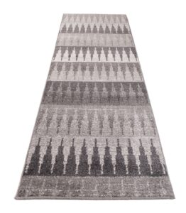 Tapis de couloir Sari Gris Géométrique
