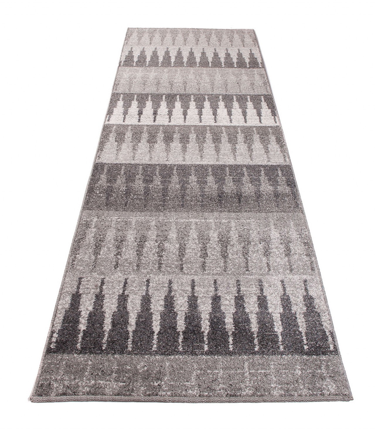 Tapis de couloir Sari Gris Géométrique