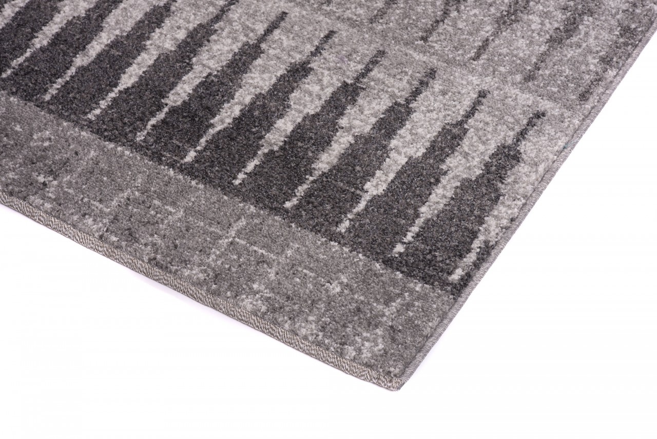 Tapis de couloir Sari Gris Géométrique