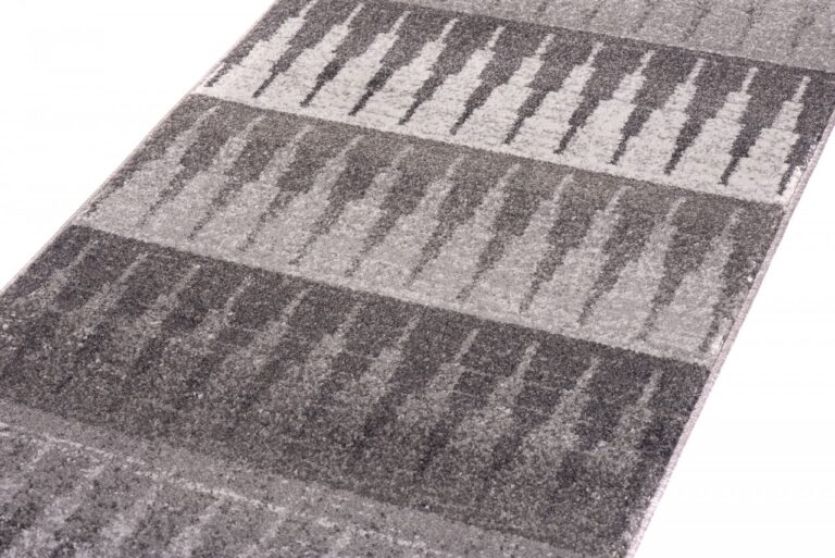 Tapis de couloir Sari Gris Géométrique