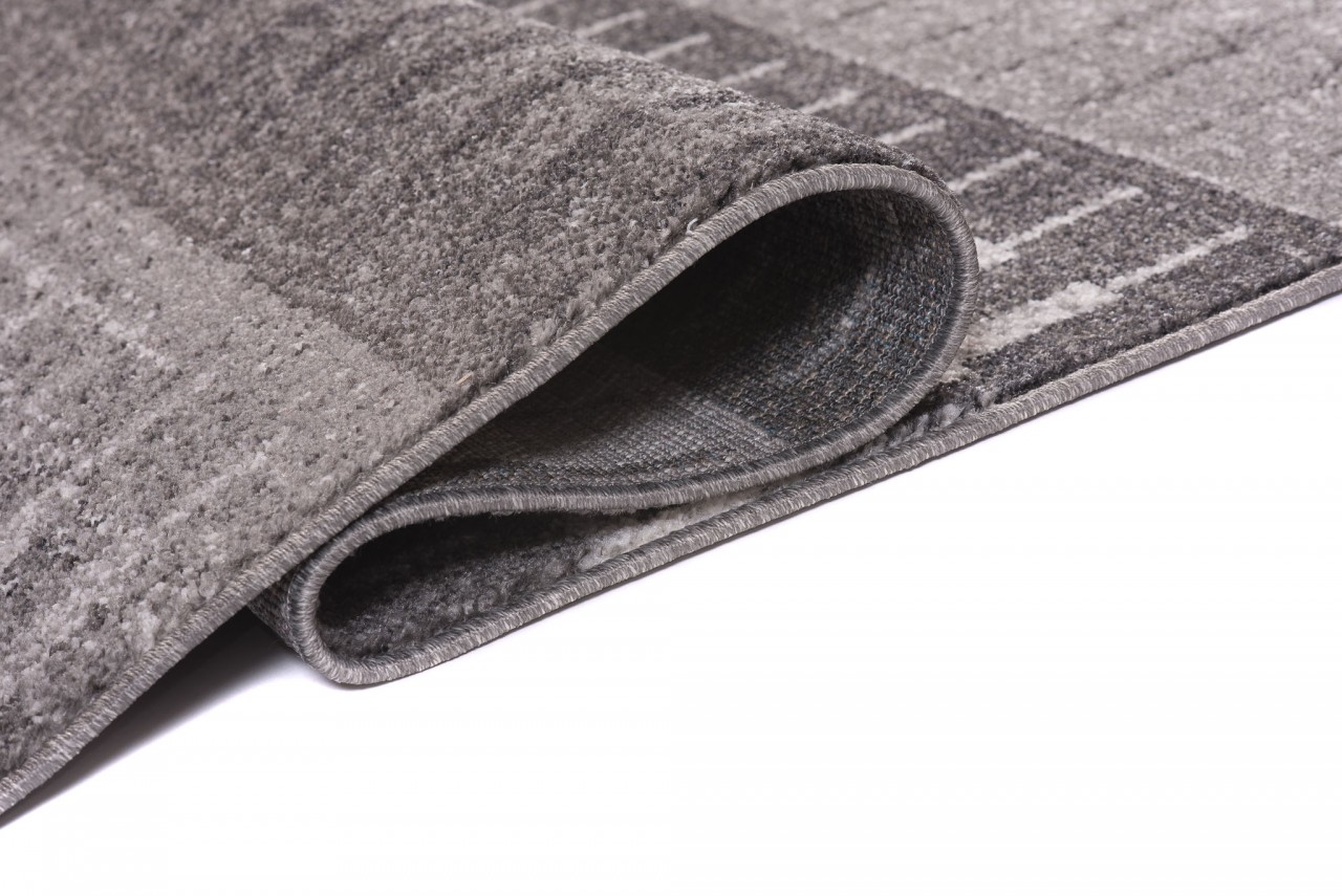 Tapis de couloir Sari Gris Géométrique