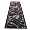 Tapis de couloir Dream Gris Noir Imprimé Animalier