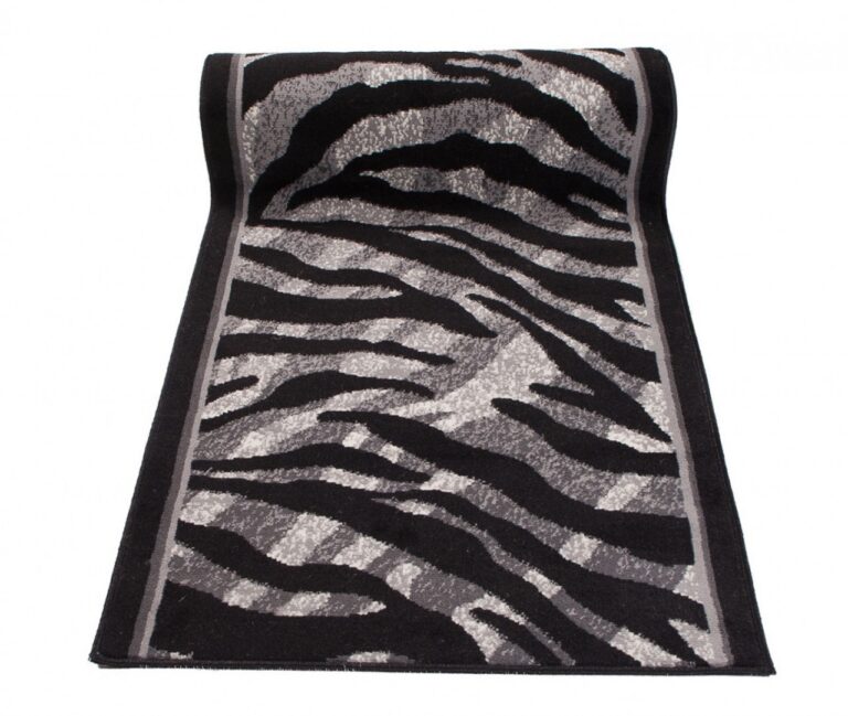 Tapis de couloir Dream Gris Noir Imprimé Animalier