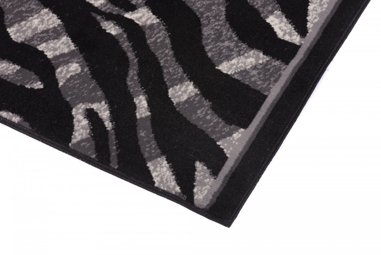 Tapis de couloir Dream Gris Noir Imprimé Animalier