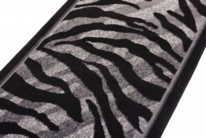Tapis de couloir Dream Gris Noir Imprimé Animalier