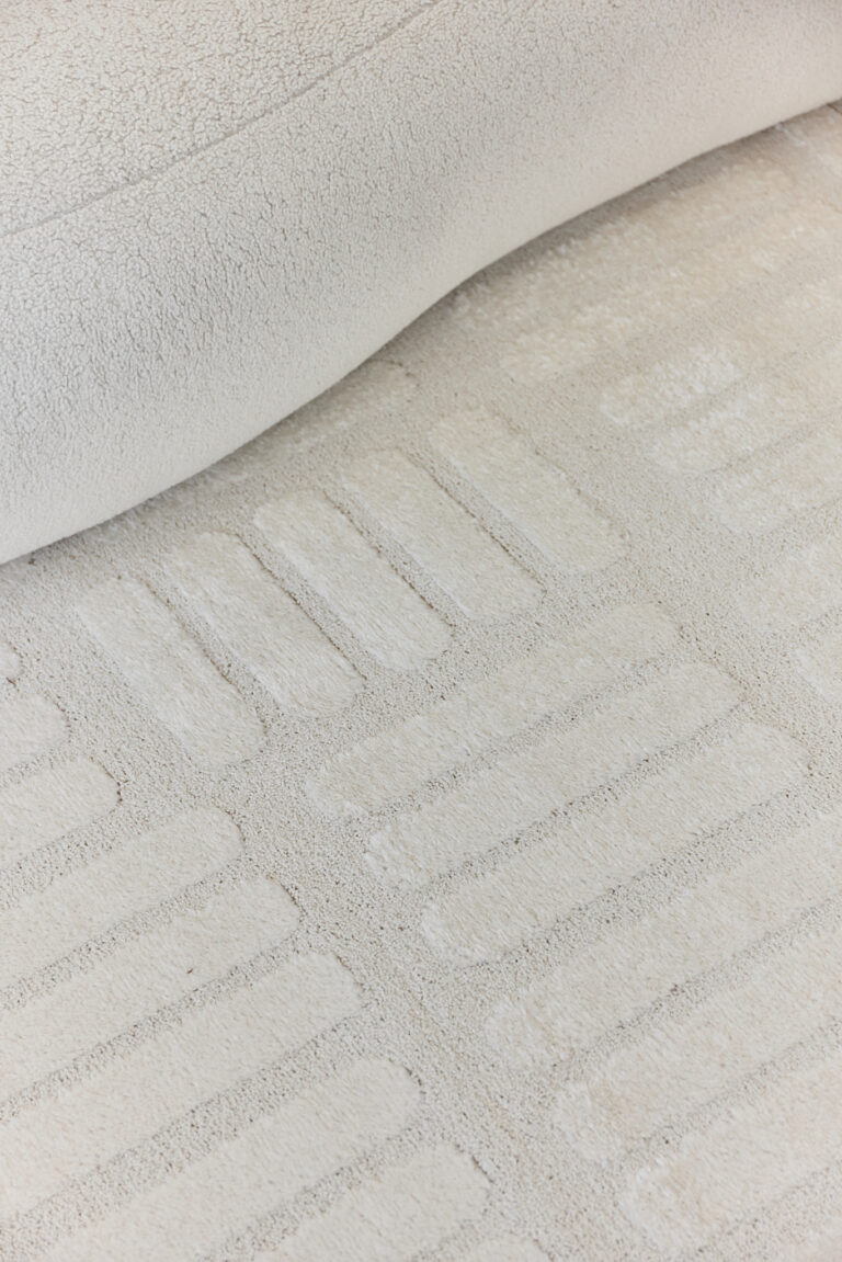 Tapis Terra Crème Rayures